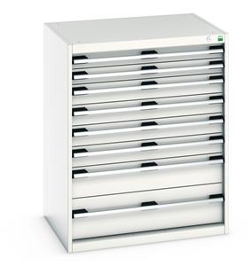 Bott100% extension Drawer units 800 x 650 for Labs and Test facilities Bott Cubio 8 Drawer Cabinet 800W x 650D x 1000mmH